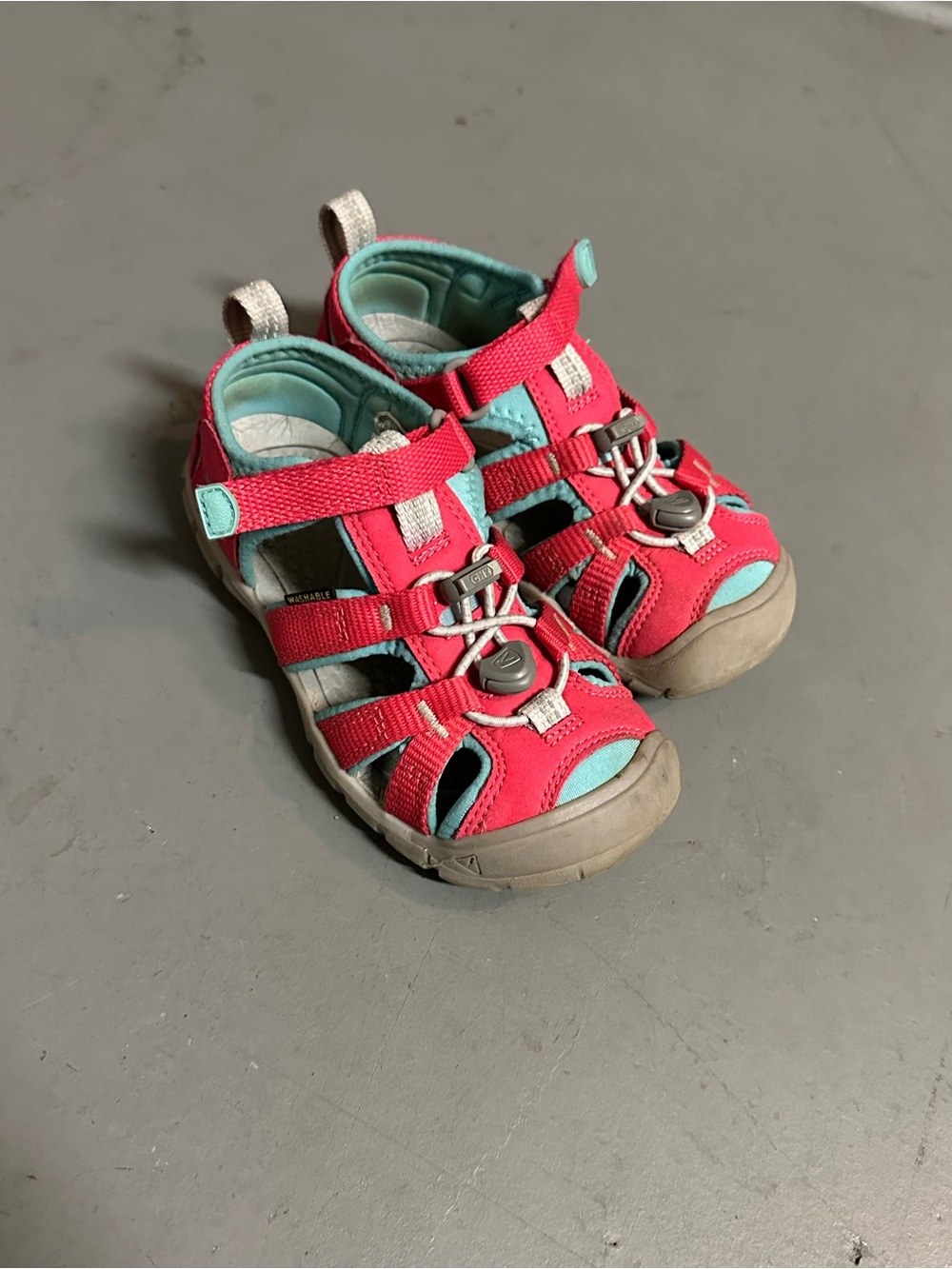 Kids Pink Aqua Active Keen Sandals